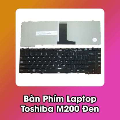 Bàn Phím Laptop Toshiba M200 Đen