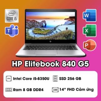 Laptop HP Elitebook 840 G5 (Intel Core i5-8350U/ Ram 8GB DDR4/ SSD 256GB/ 14" FHD cảm ứng)