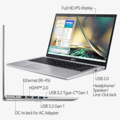 Laptop Acer Aspire 5 A515 (Intel Core i3-1115G4/ Ram 4GB/ SSD 128GB/ 15,6" FHD)