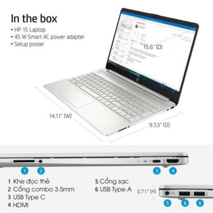 Laptop HP 15-DY2091WM (Intel Core i3-1115G4/8GB RAM/256GB SSD/15.6" HD)