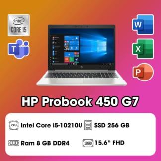 Laptop HP Probook 450 G7 (Intel Core i5-10210U/ RAM 8GB DDR4/ SSD 256GB/ 15.6")