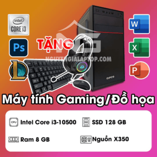 Máy tính Gaming Đồ họa H410 CPU Intel Core i3-10500