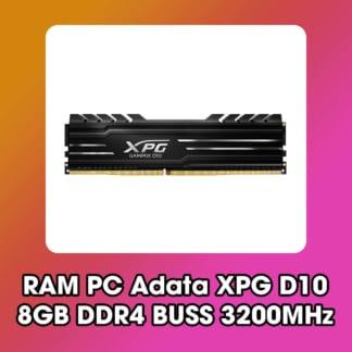 RAM PC ADATA XPG D10 8GB DDR4 BUSS 3200MHz