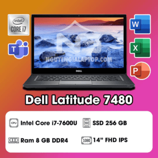 Laptop Dell Latitude 7480 Intel Core i7-7600U Ram 8GB
