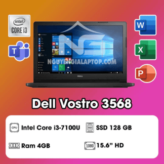 Laptop Dell Vostro 3568 Intel Core i3-7100U