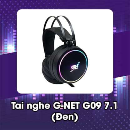 Tai nghe G-NET G09 7.1 (Đen)