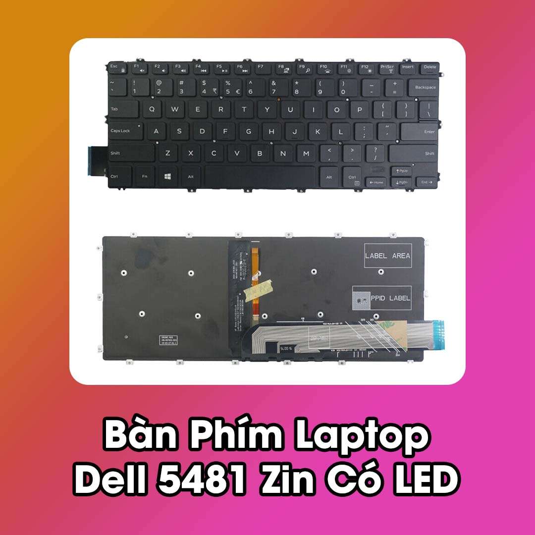 Bàn Phím Laptop Dell 5481 Zin Có LED