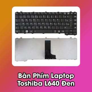 Bàn Phím Laptop Toshiba L640 Đen