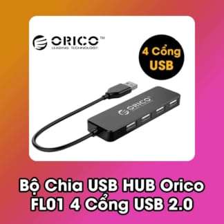 Bộ Chia USB HUB Orico FL01 4 Cổng USB 2.0