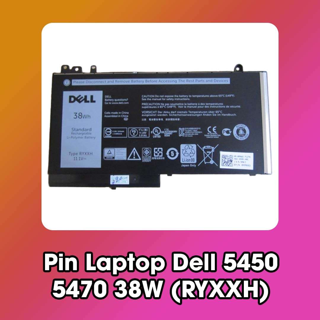 Pin Laptop Dell 5450 5470 38W (RYXXH)