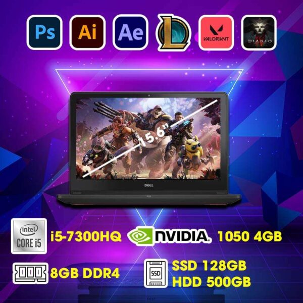 Dell Inspiron 5577 i5-7300HQ/8GB/SSD 128GB+500GB HDD/GTX 1050 4G