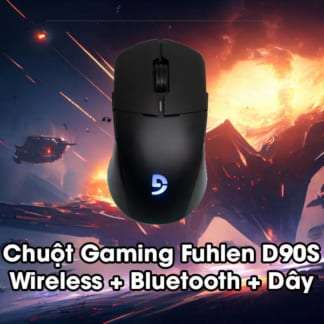 Chuột Gaming Fuhlen D90S Wireless + Bluetooth + Dây