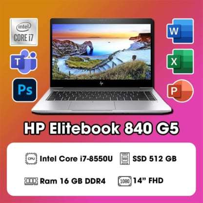 HP Elitebook 840 G5 i7 8550u 512gb