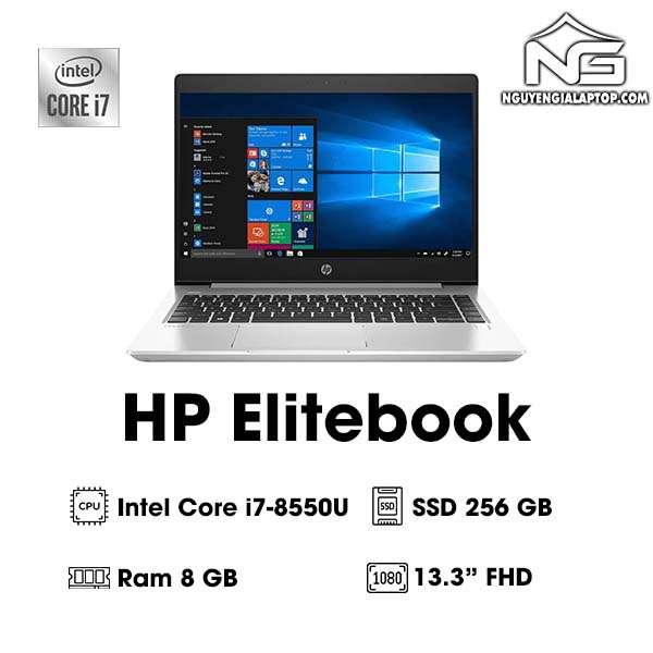 HP EliteBook 830 G6 Ricondizionato - I7 8ª, 16GB RAM, 500GB SSD, 13.3", Win 11 Pro