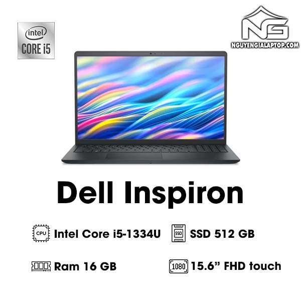 Dell inspiron 15dc 15250 den i5 1334u 16gb 512gb touch