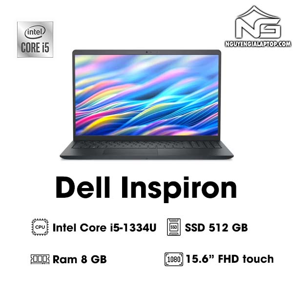 Dell inspiron 15dc 15250 den i5 1334u 8gb 512gb touch