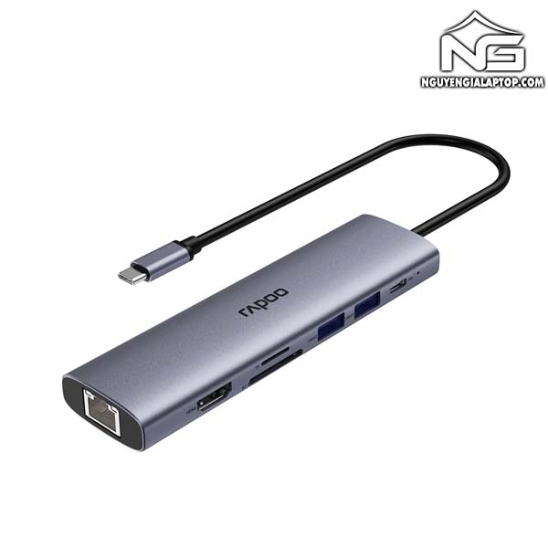 Hub usb type c 7 in 1 rapoo xd71