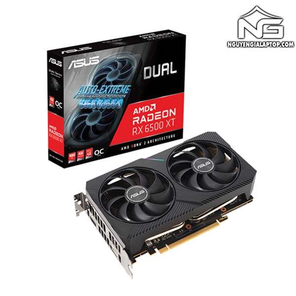 Vga asus dual rx 6500 xt oc 4gb v2