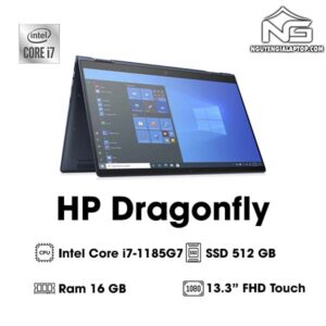 Laptop HP Elitebook Dragonfly (Intel Core i7-1185G7 | Ram 16GB | SSD 512GB | Màn hình 13.3 inch FHD xoay gập cảm ứng)