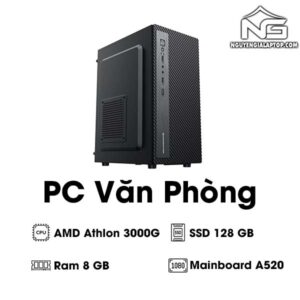 Máy tính văn phòng A520/AMD Athlon 3000G/8GB DDR4/128GB SATA/Xigmatek POLIMA