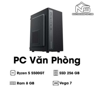 Máy tính văn phòng A520/AMD Ryzen 5 5500GT/8GB DDR4/256GB SATA/Xigmatek i350