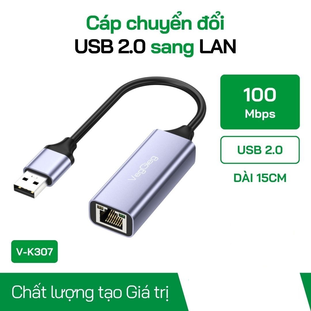 Cap chuyen usb 20 sang lan veggieg v k307