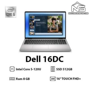 [New 100%] Dell 16 DC16251 Core 5 120U | RAM 8GB | SSD 512GB | 16" FHD+ Touch | Win 11 | Vỏ Nhôm