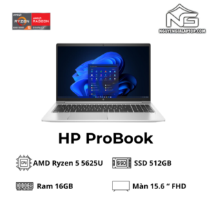 Laptop HP ProBook 455 G9 Ryzen 5 5625U/ RAM 16GB/ SSD 512GB/ 15.6” FHD – Chính hãng tại Ninh Bình